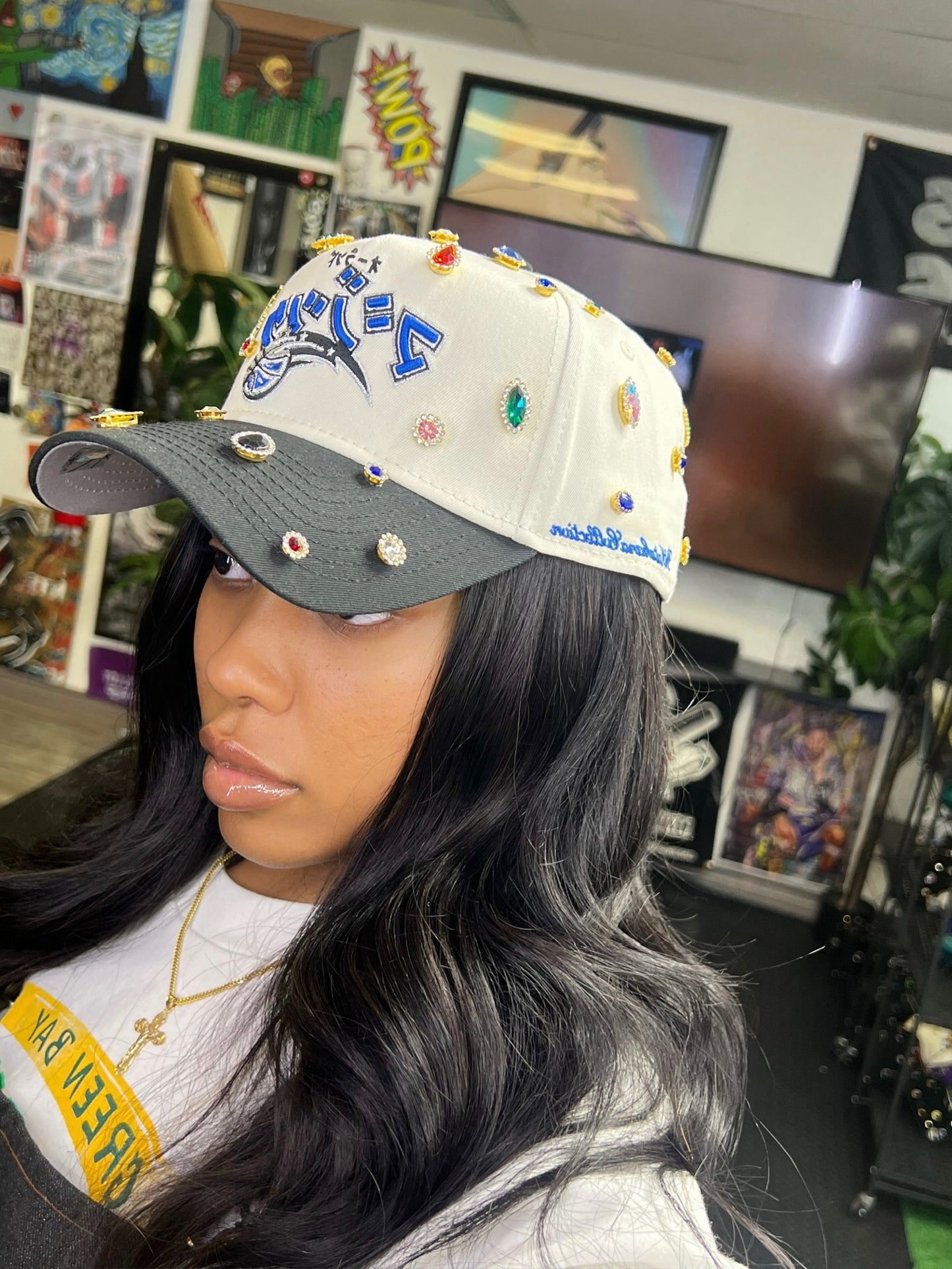 Custom Chinese Font Orlando Magic Hat