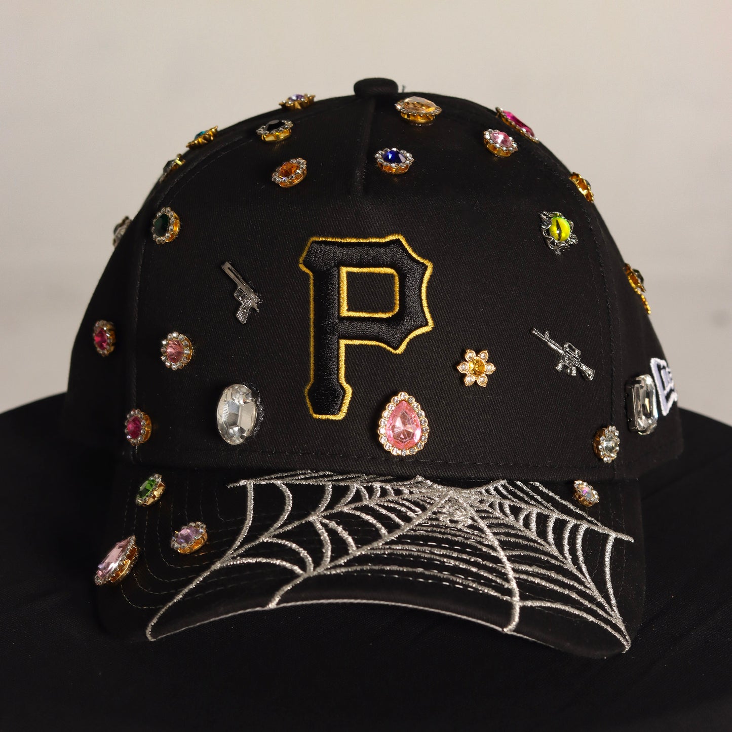 Custom Pittsburgh P W/Spider-web