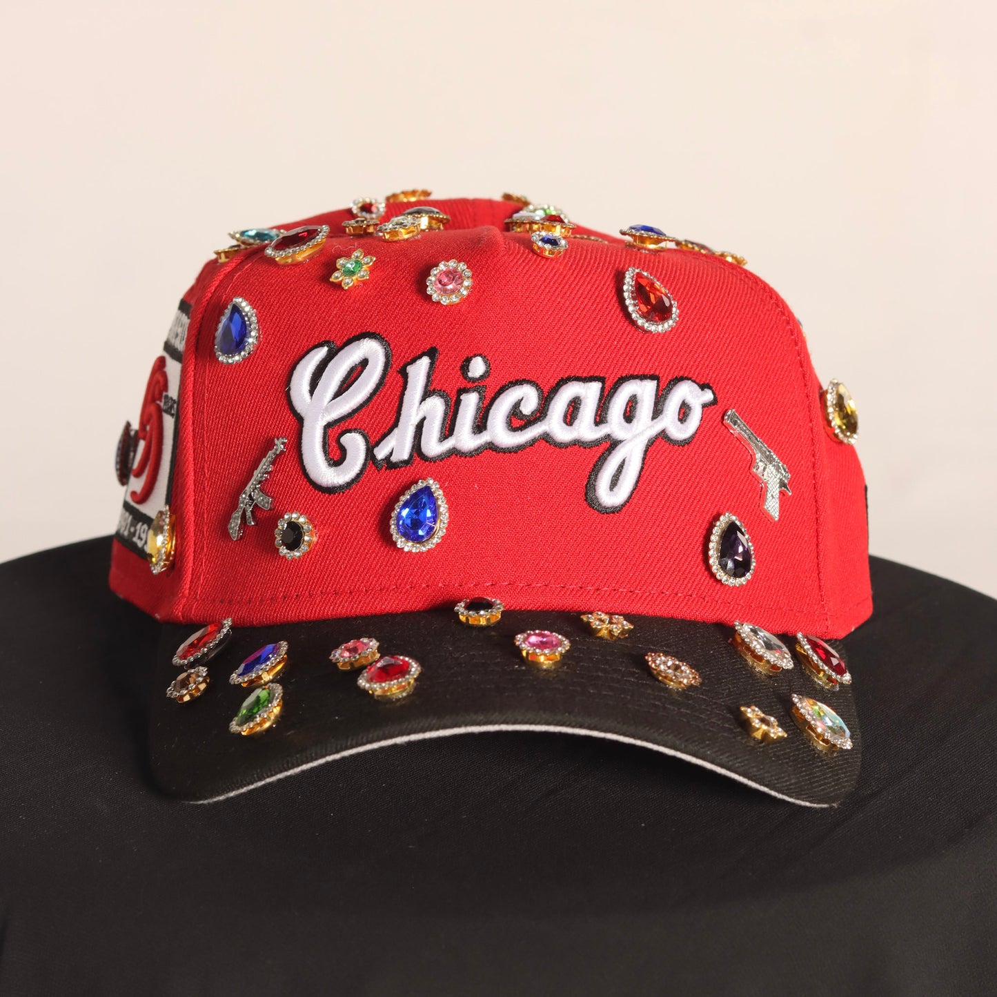 Custom black/red Chicago