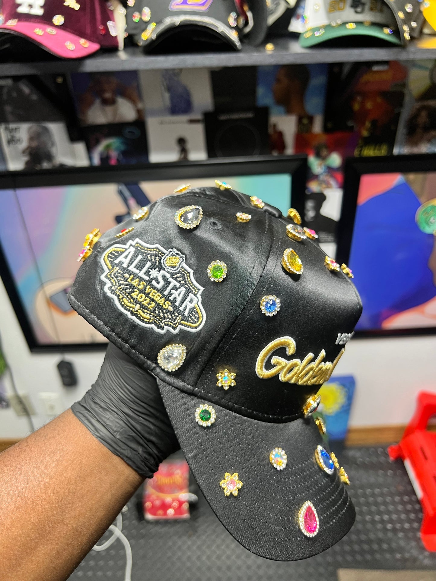 Custom Satin Golden Nights