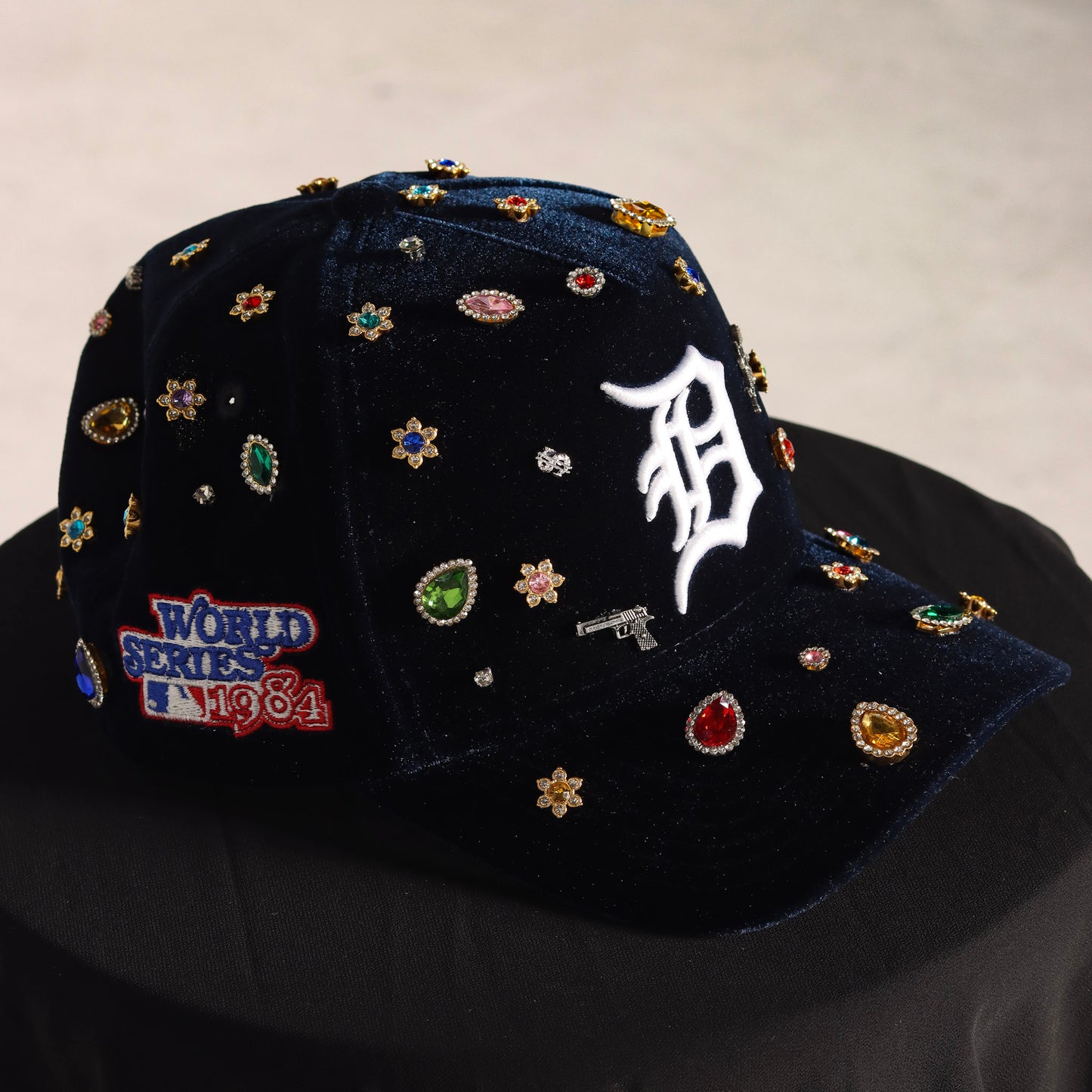 Custom Royal Blue velvet Detroit