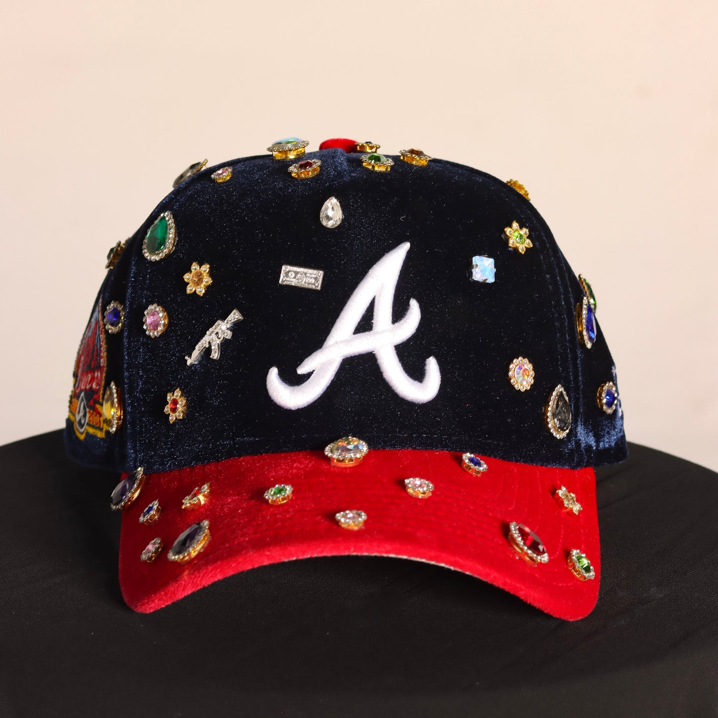 Custom Atlanta Navy Blue/Red