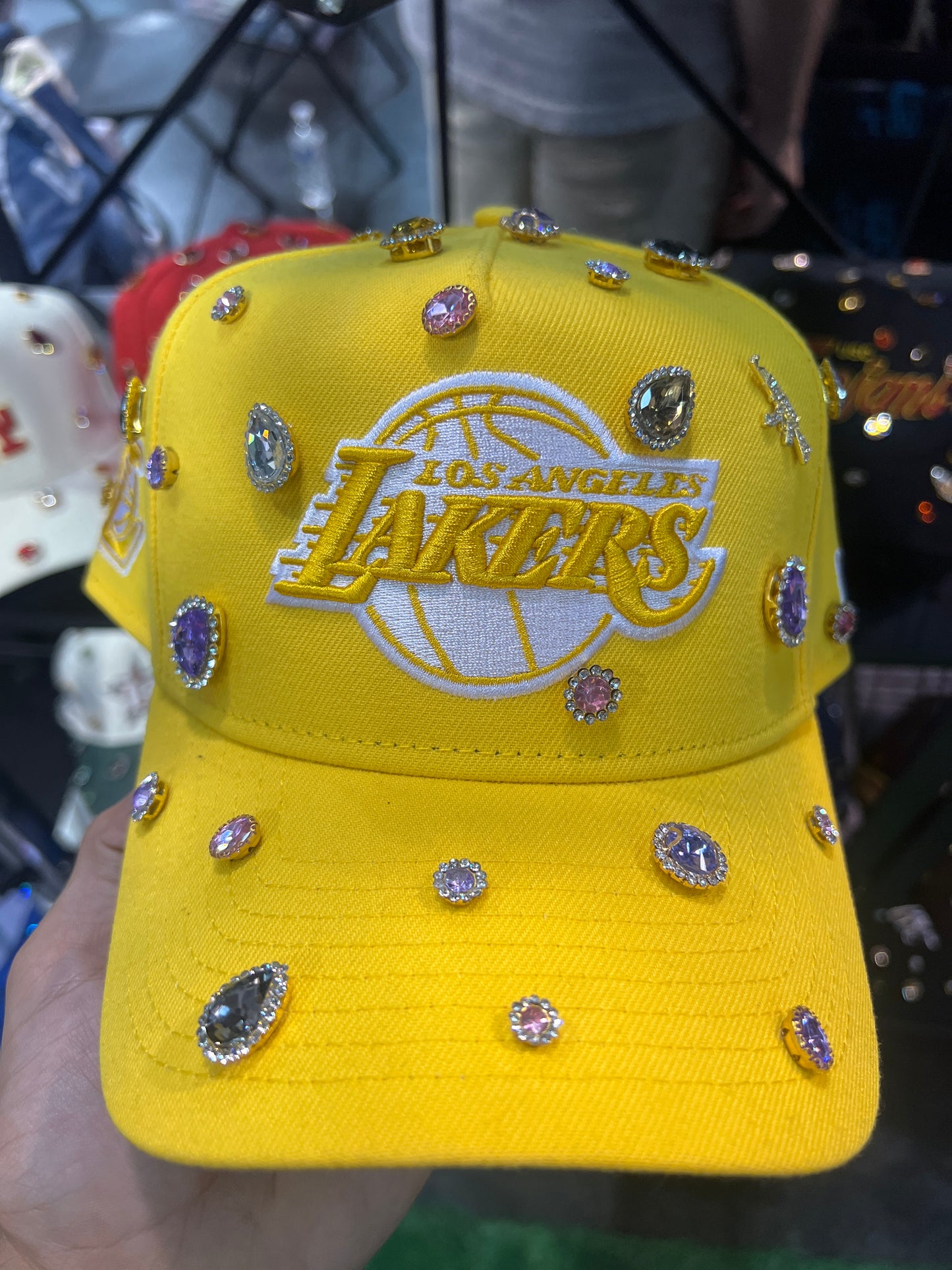 Custom Bright Yellow Lakers