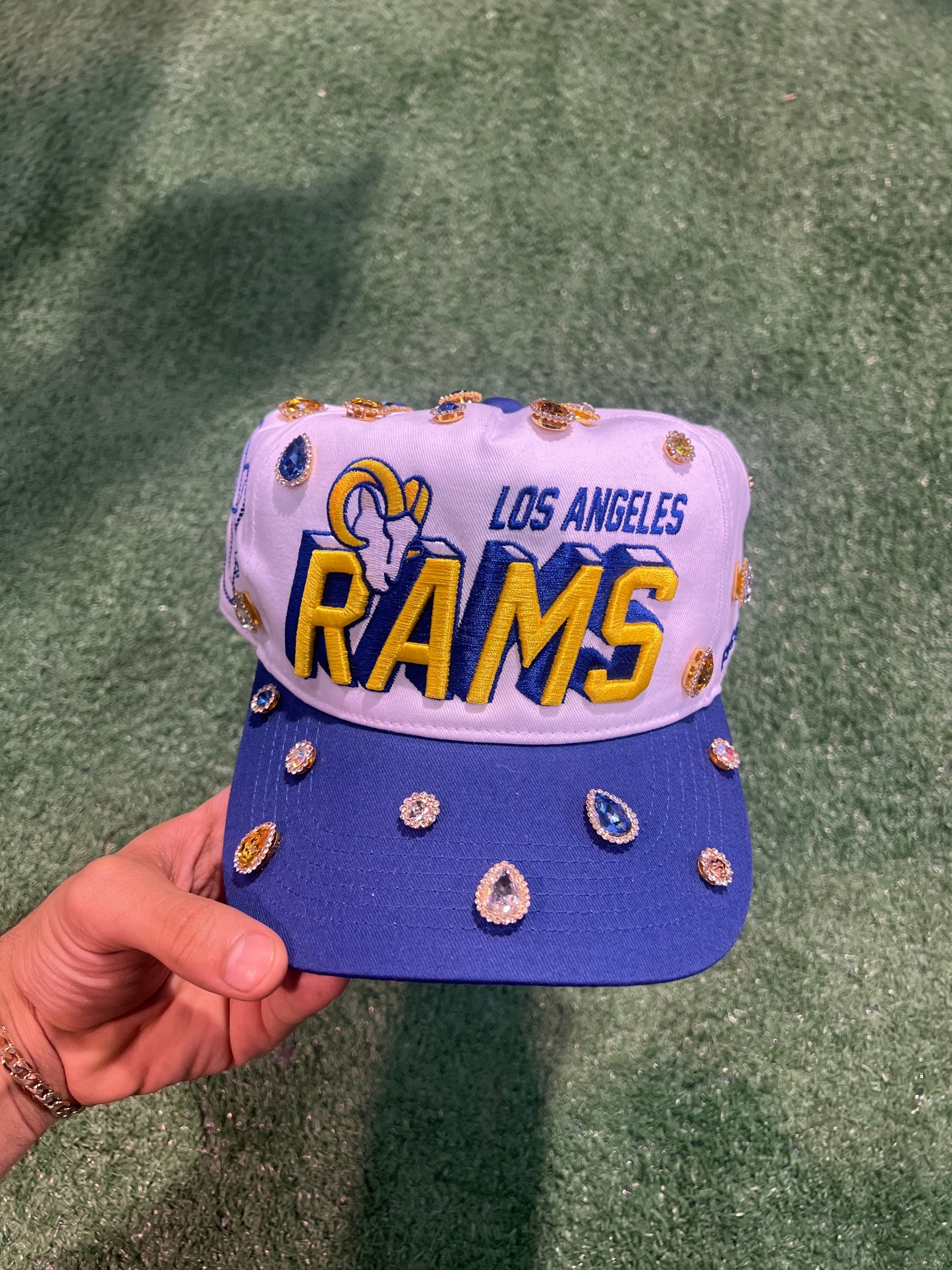 Custom White & Blue La Rams