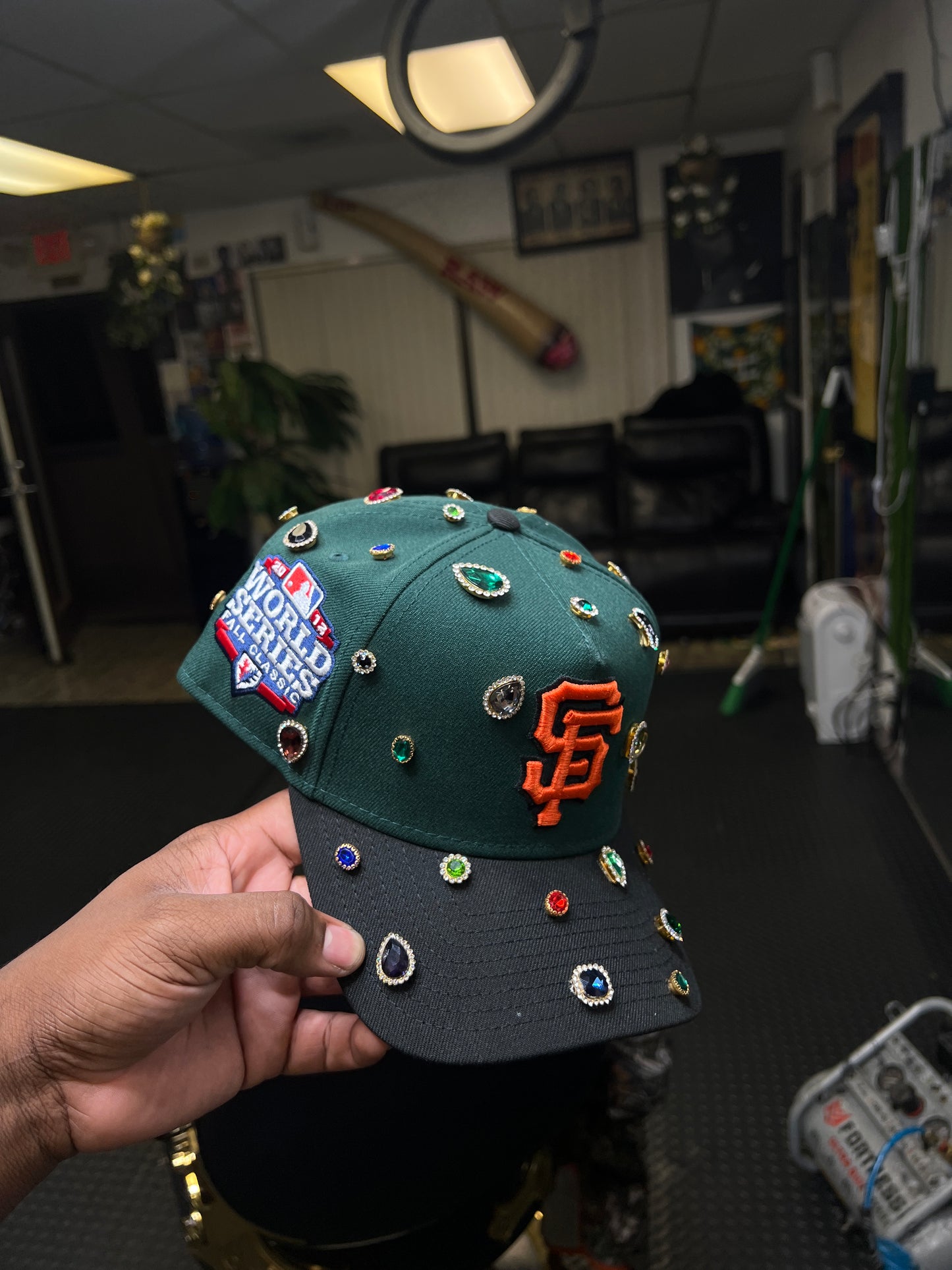 Custom Green SF Hat