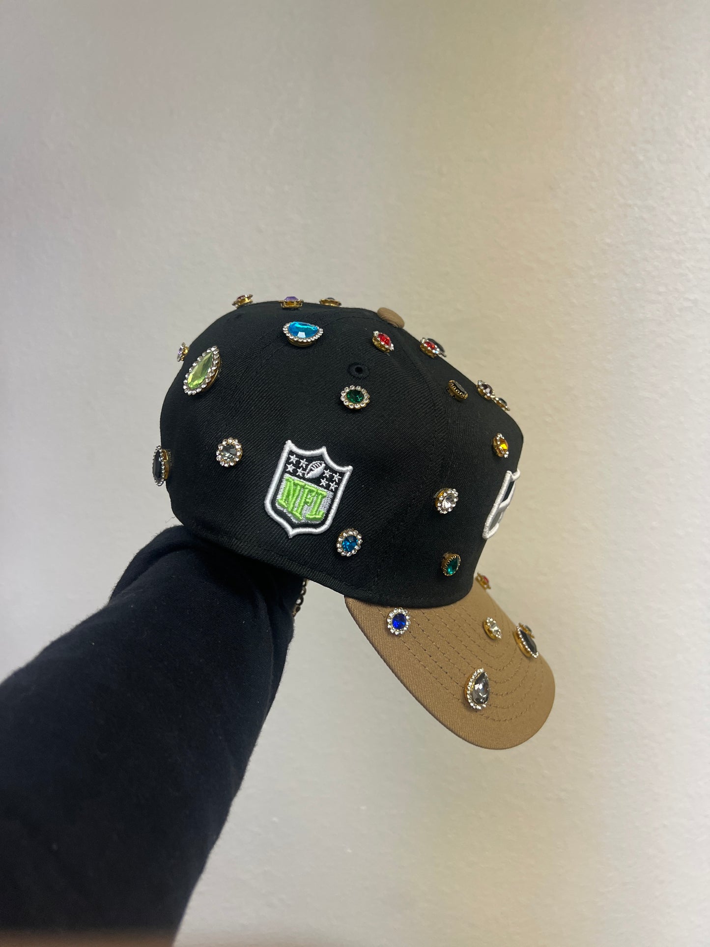 Custom Black and Brown Seahawks