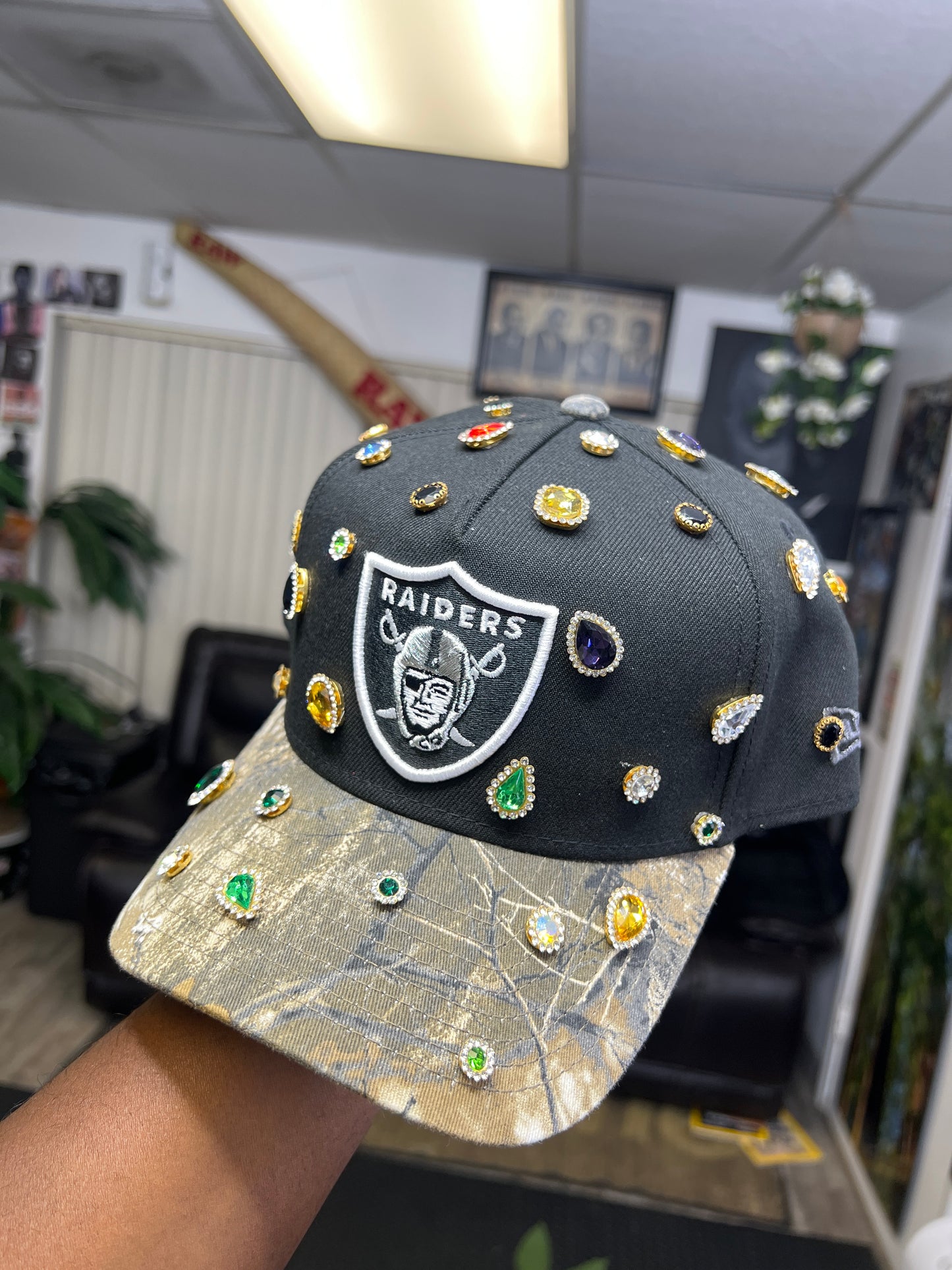 Custom camo/Raider Hat