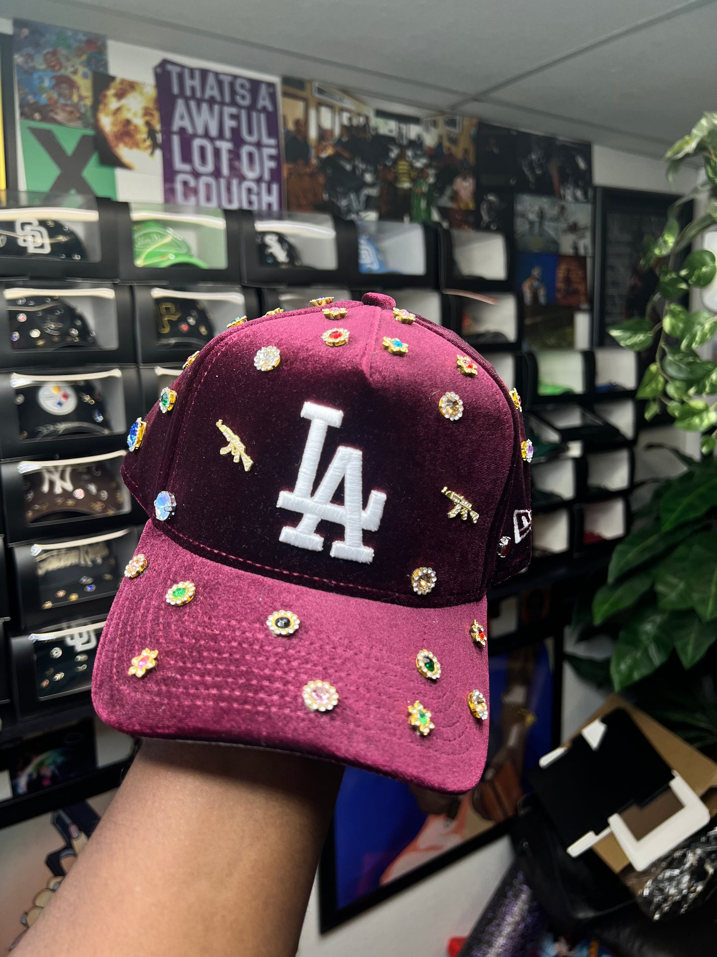 Custom Velvet LA “burgundy”