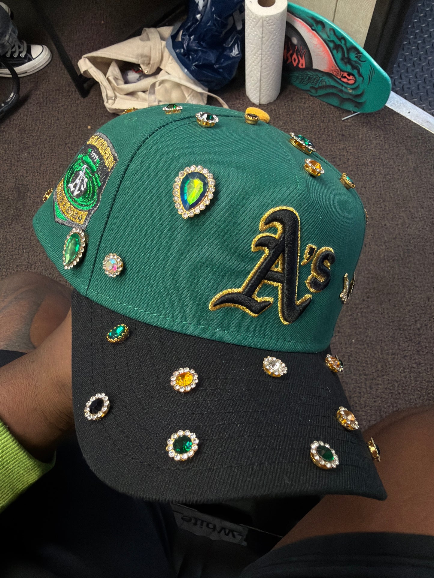 Custom A’s Hat