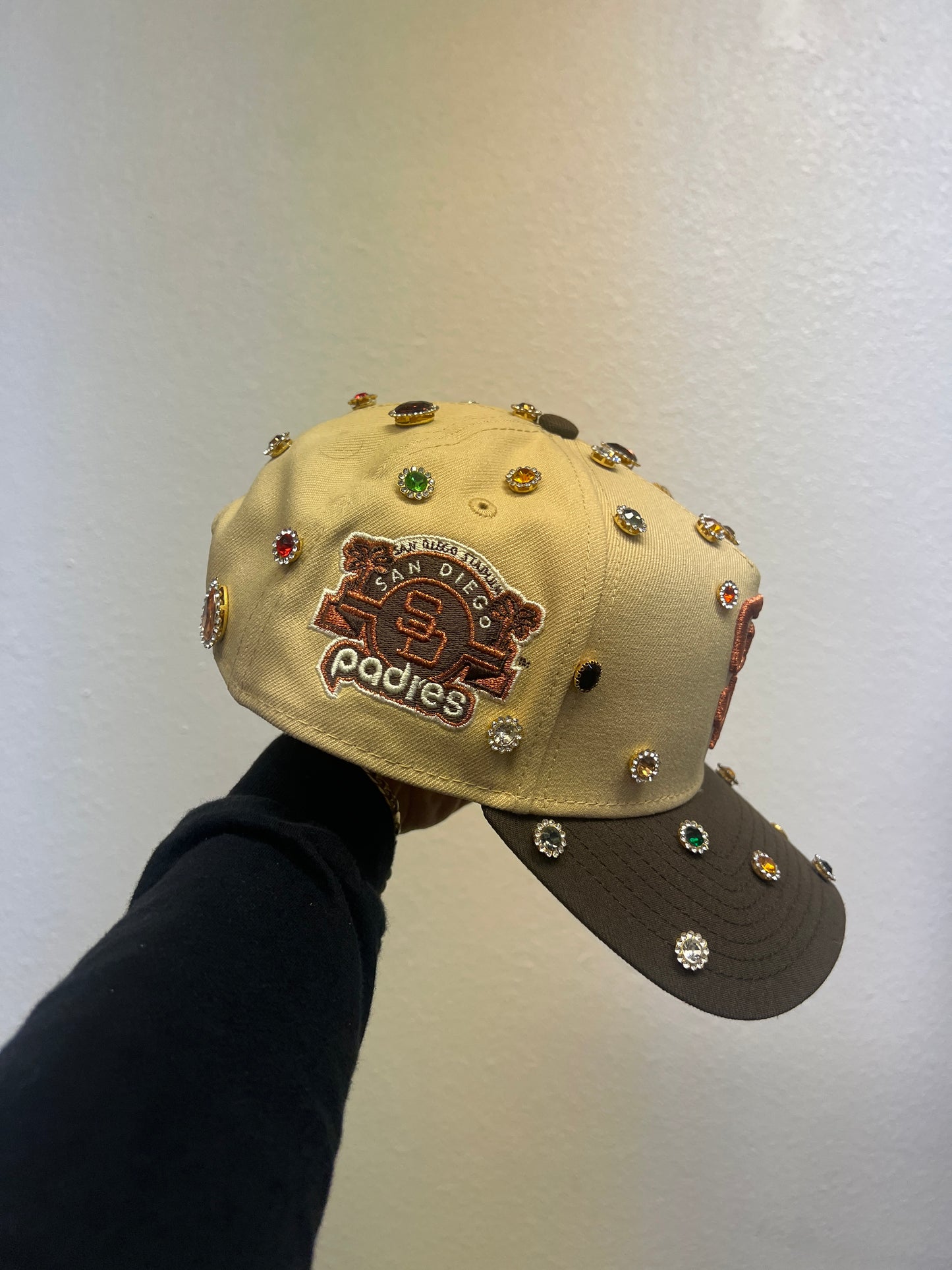 Custom cream and brown padres