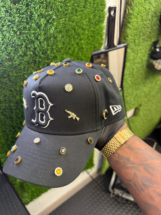 Custom Black B Hat