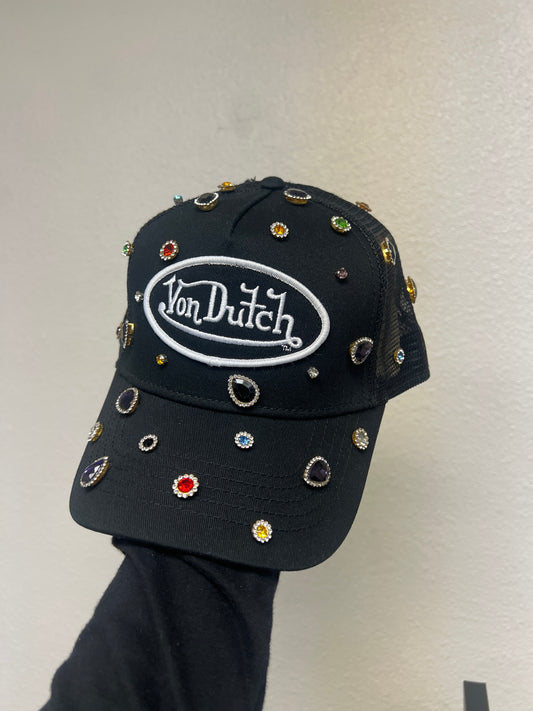 Custom Black & White Von Dutch