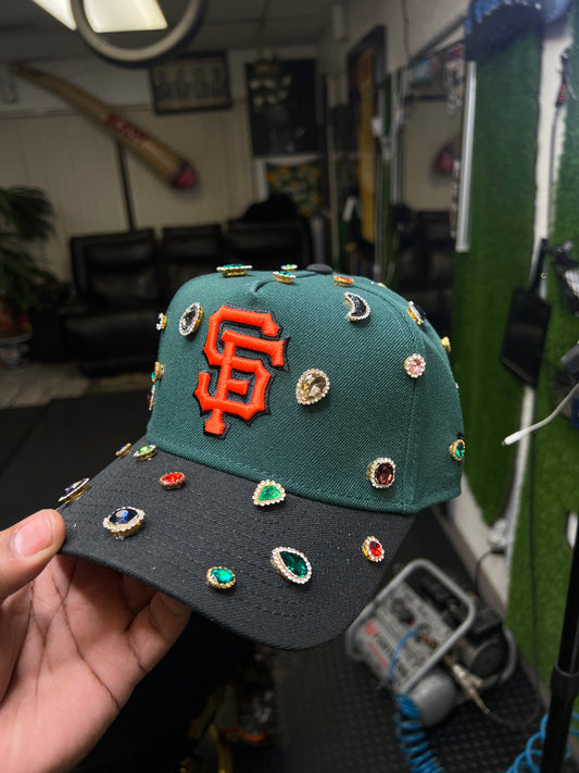 Custom Green SF Hat