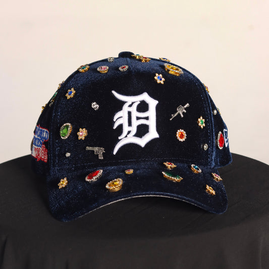 Custom Royal Blue velvet Detroit