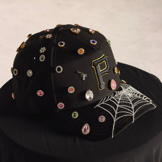 Custom Pittsburgh P W/Spider-web