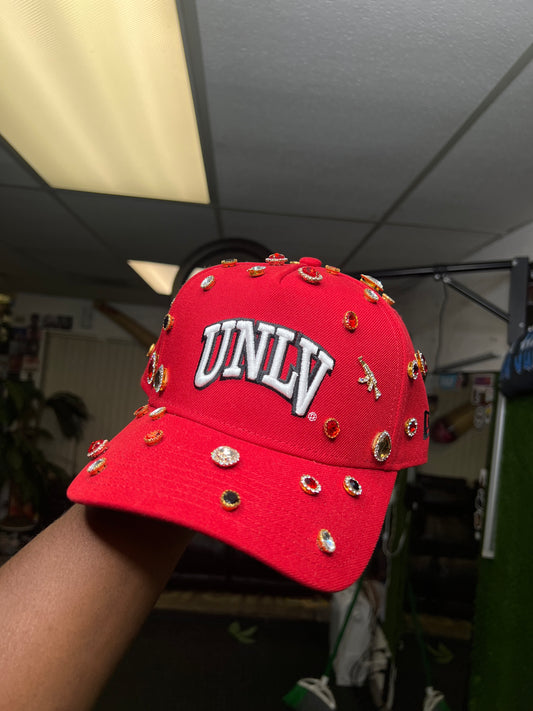 Custom Red Unlv Hat