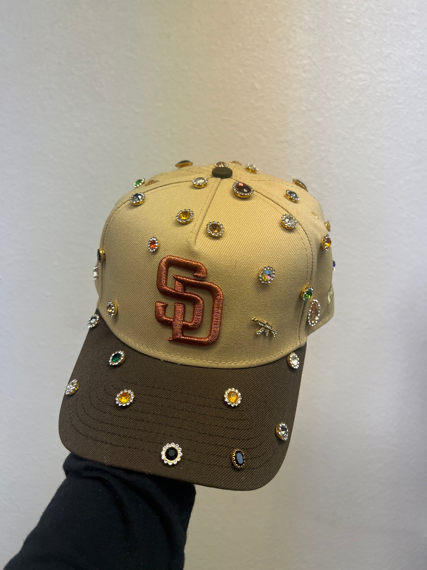 Custom cream and brown padres