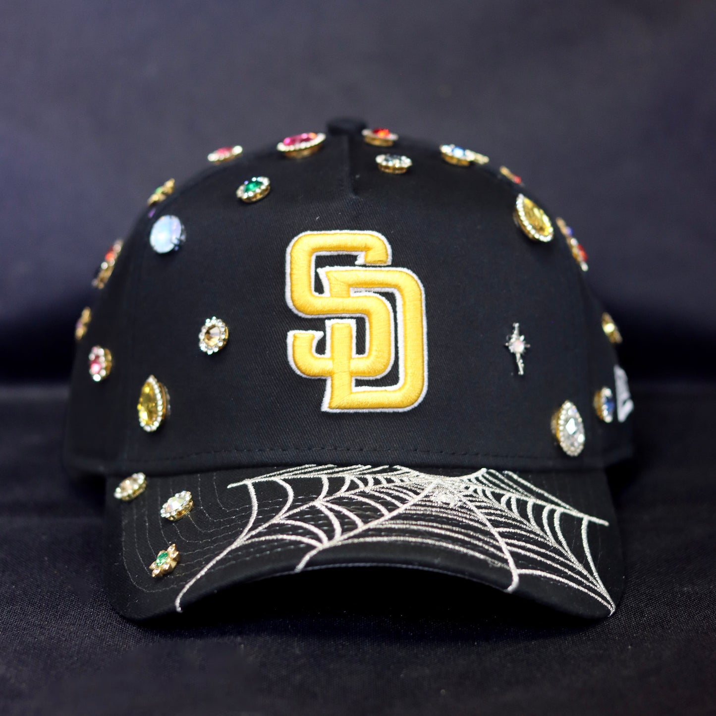 Black/Yellow San Diego W/spiderweb