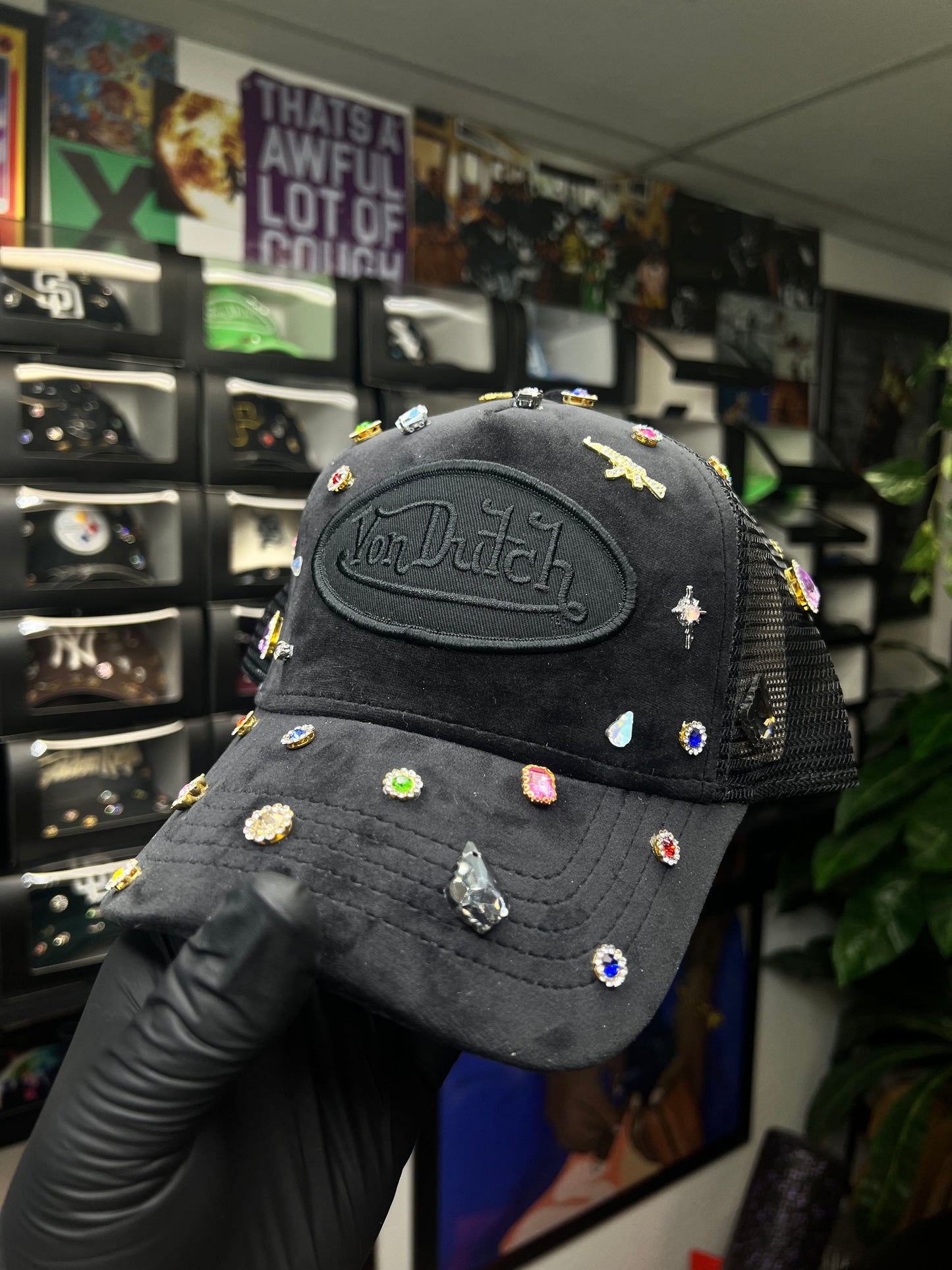 Custom Black Von Dutch