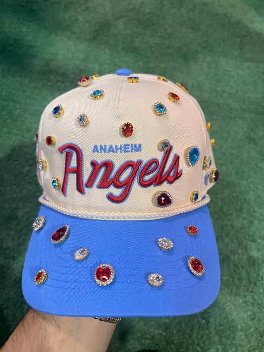 Custom White & Blue Anaheim Angels