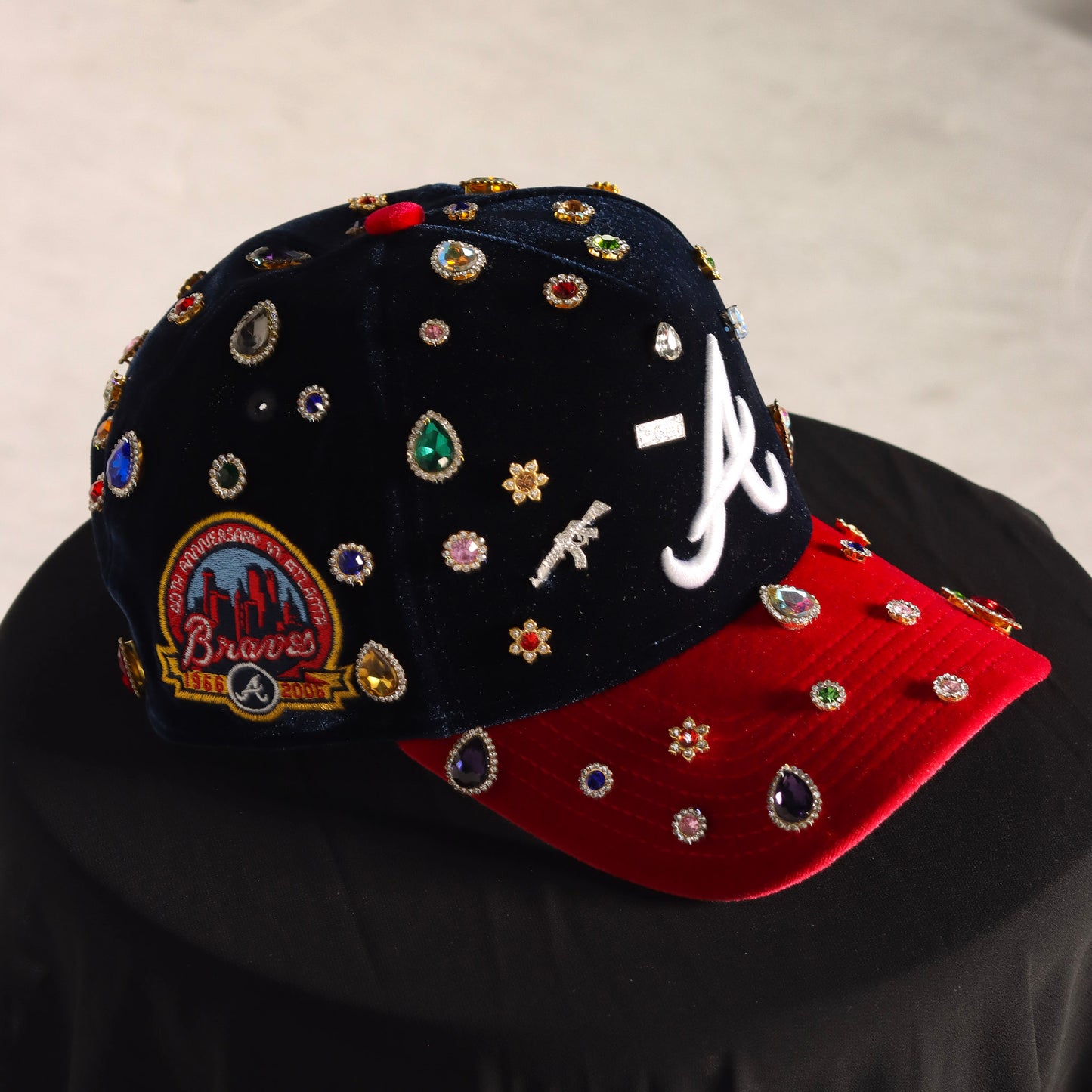 Custom Atlanta Navy Blue/Red