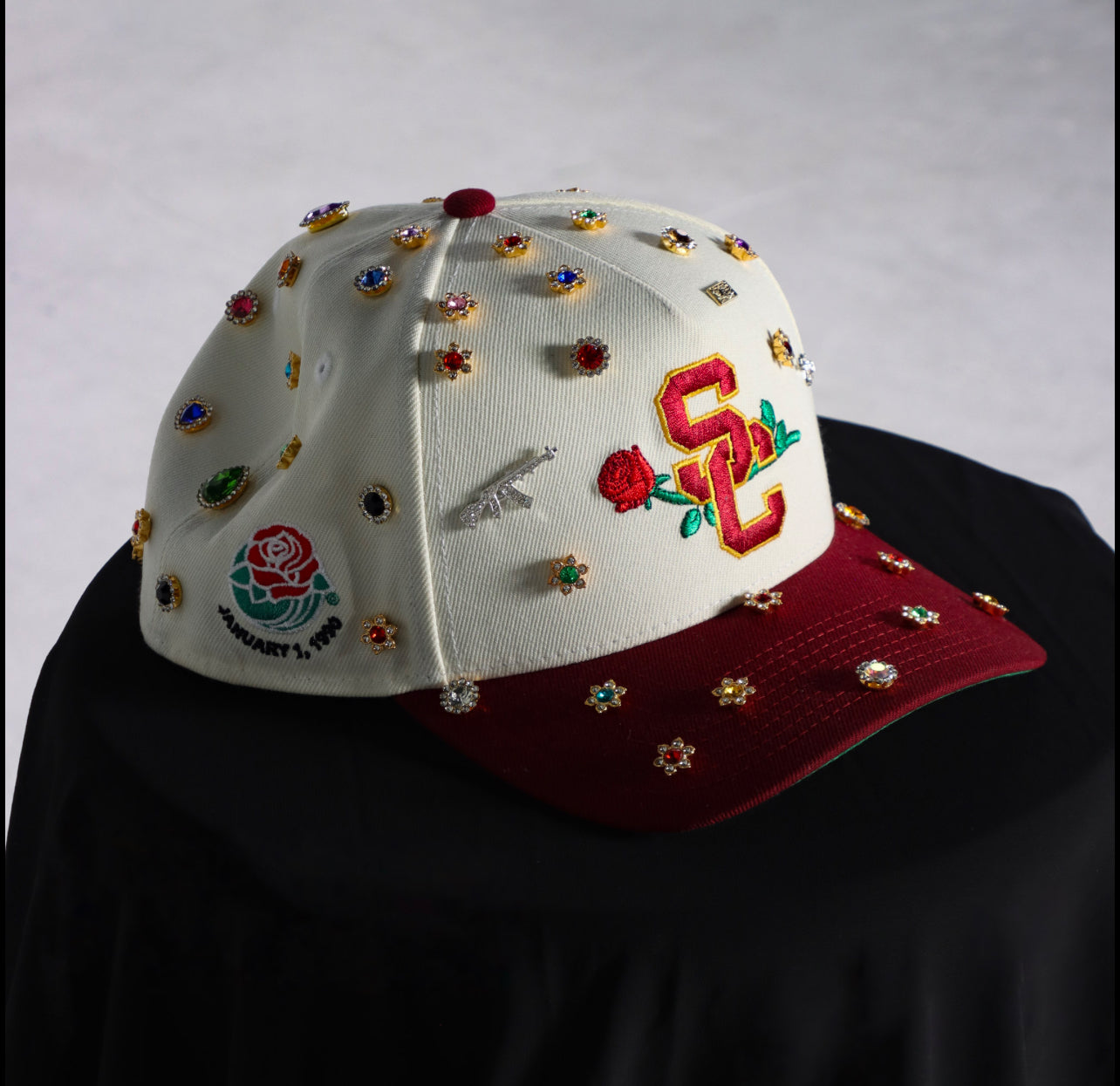 Custom Sc w/red rose